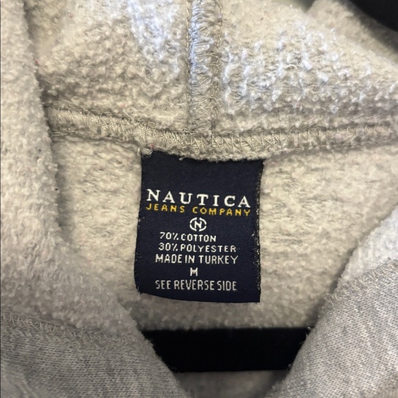 Nautica Heather Gray Boys Hoodie Size: M 8-10 - Picture 4 of 4